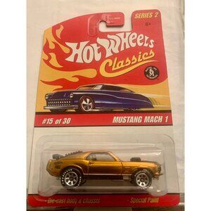 Hot Wheels Classics Series 2 Mustang Mach 1 Die-Cast Car #15 Of 30 Special Paint